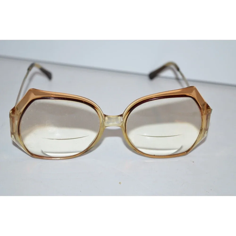 Vtg 80s Tura Oversized Drop Arm Eyeglasses Glasses Frames Womens BIG‎ MOD 378